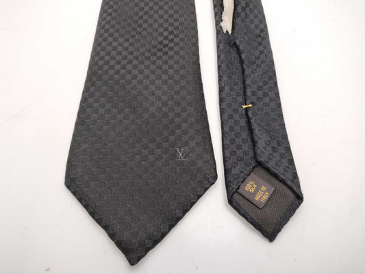 LOUIS VUITTON logo tie