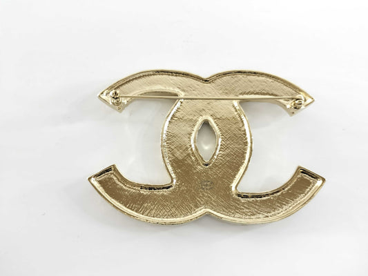 CHANEL Coco Mark Coco Mark B19A Stone Brooch Brooch