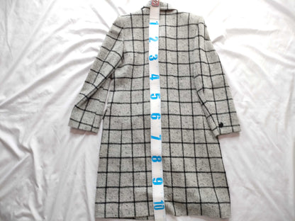 (10462_0178) Yves Saint Laurent Checkered Coat Outer Coat