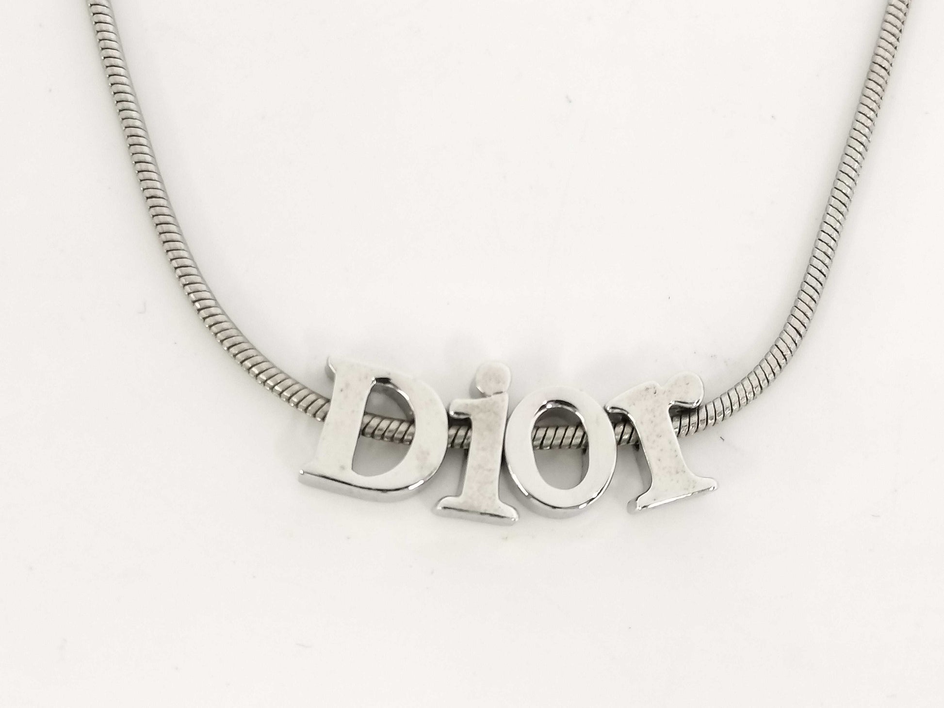 (10461_0339) Dior Logo Necklace Necklace