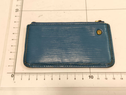 LOUIS VUITTON Epi M63805 Pochette Cle Blue *2 Coin Cases