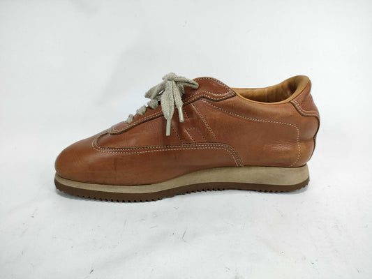 HERMES brown sneakers