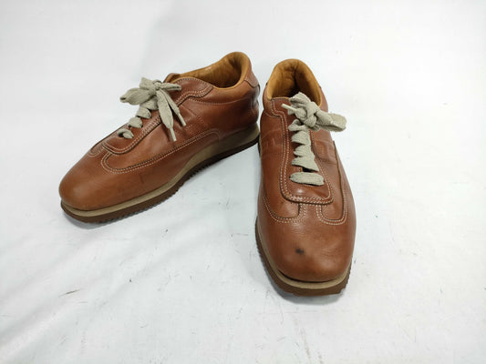 HERMES brown sneakers