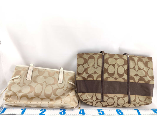 COACH Signature Hunting World/Coach Tote Bag Set Tote Bag
