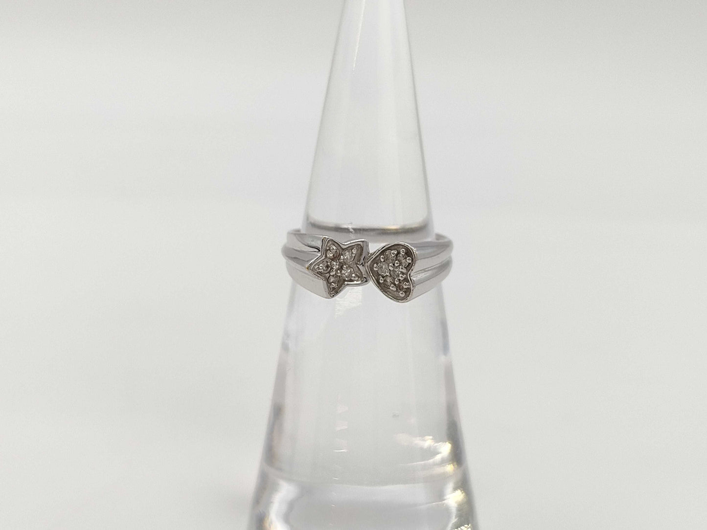 D0.12ct K18WG 2.8g Ring 