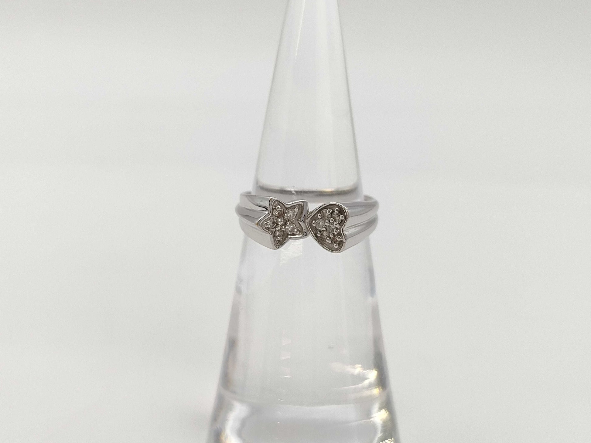 D0.12ct K18WG 2.8g Ring 