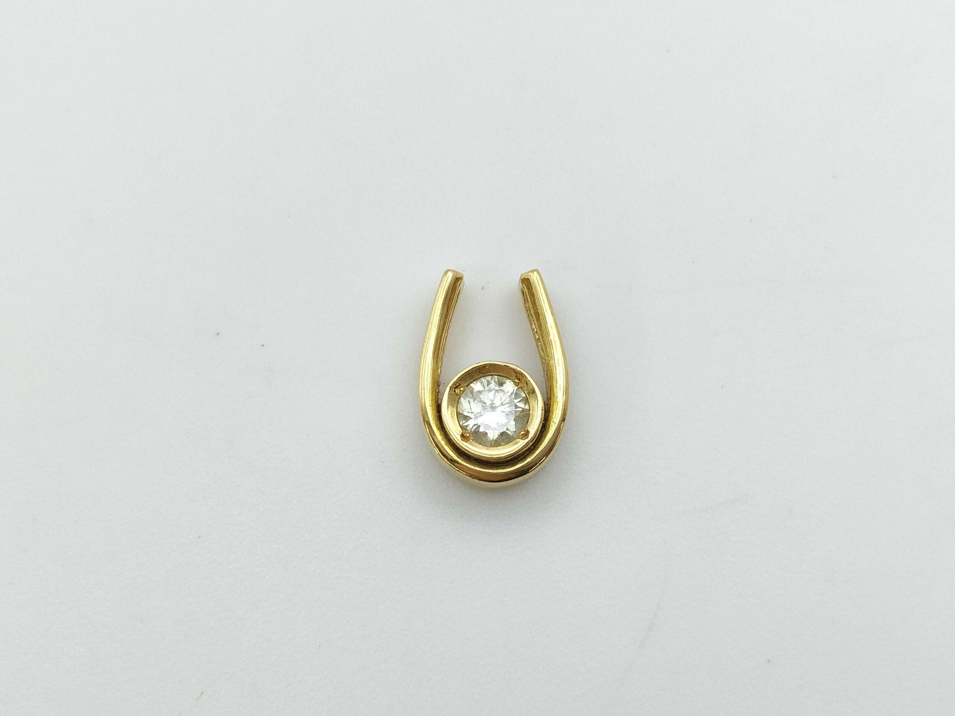 D0.14ct K18 1.2g Pendant Top 