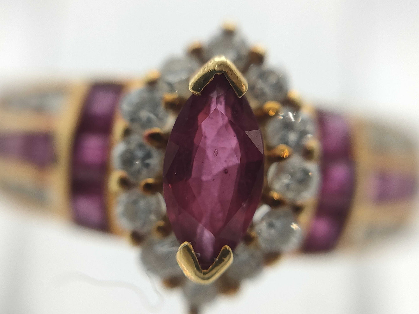 R0.38/0.42ct D0.31ct K18 4.3g Ring 