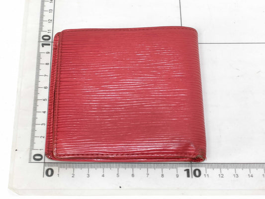 LOUIS VUITTON Epi Portefeuille Marco Red Wallet