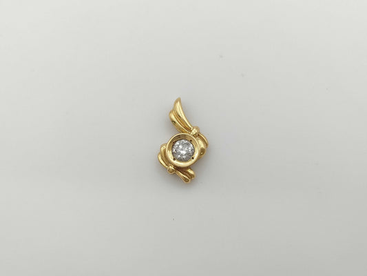 D0.313ct K18 1.9g Pendant Top 