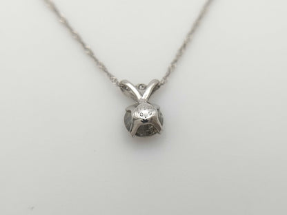 D0.5ct Pt900/Pt850 1.2g Necklace 