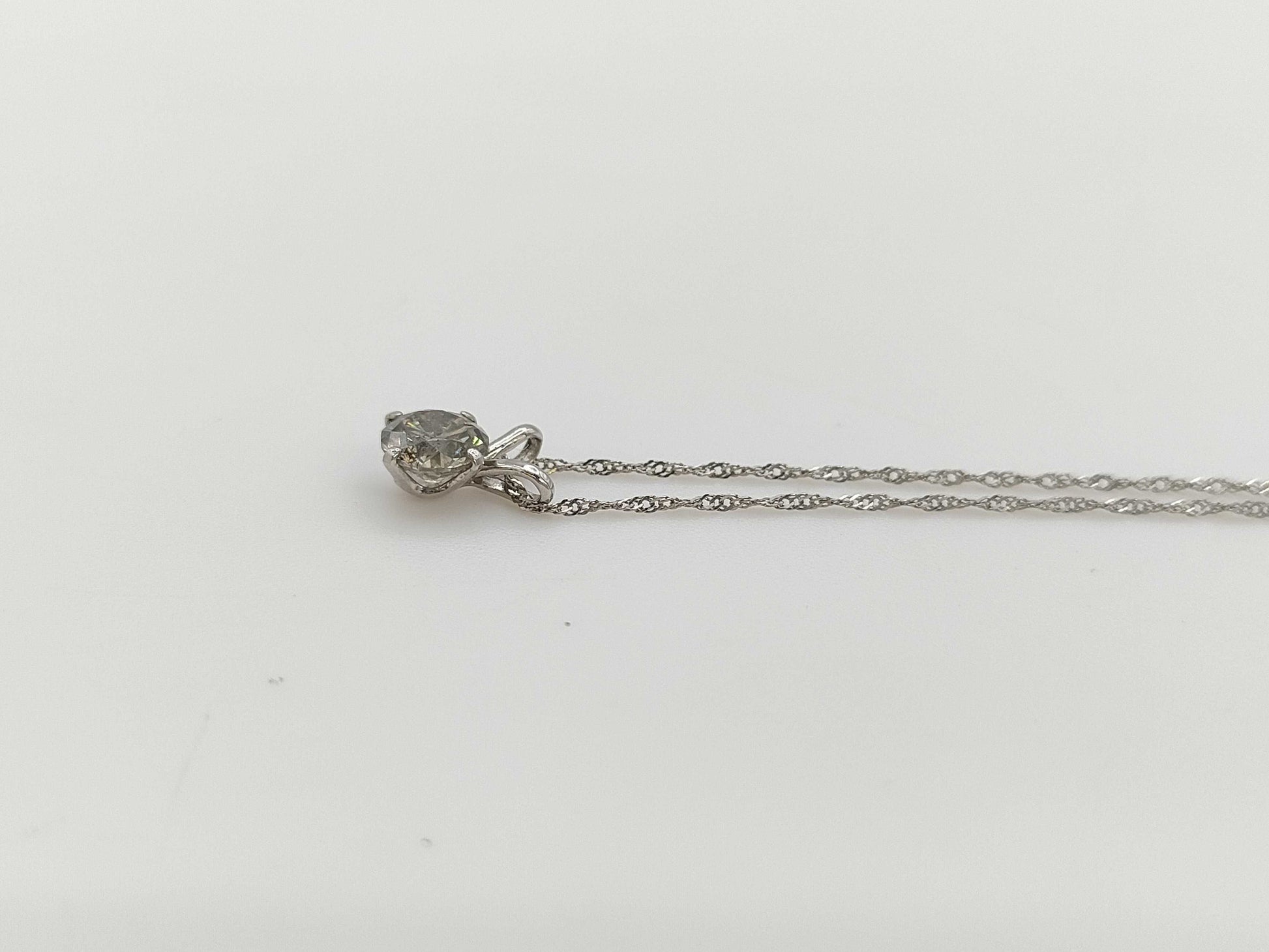 D0.5ct Pt900/Pt850 1.2g Necklace 