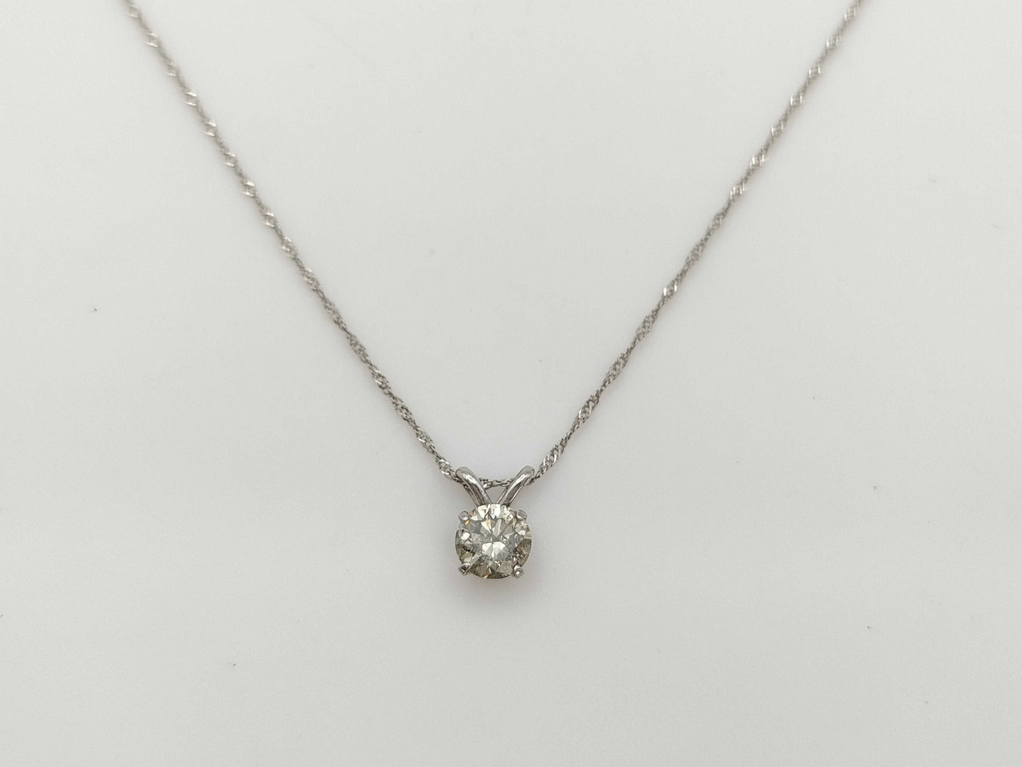 D0.5ct Pt900/Pt850 1.2g Necklace 