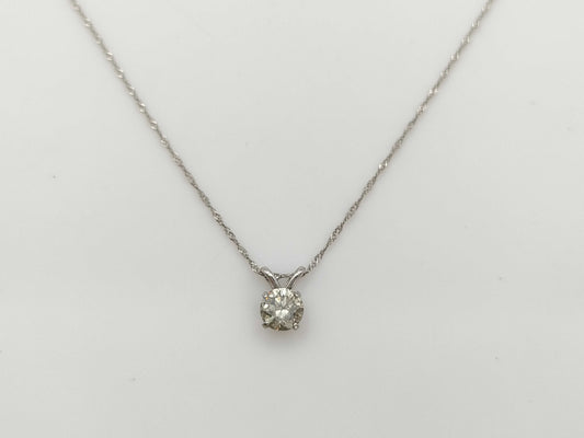 D0.5ct Pt900/Pt850 1.2g Necklace 