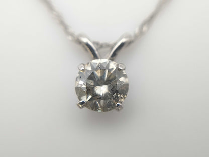 D0.5ct Pt900/Pt850 1.2g Necklace 
