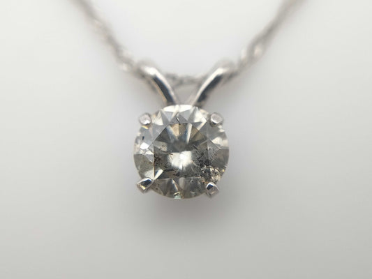 D0.5ct Pt900/Pt850 1.2g Necklace 