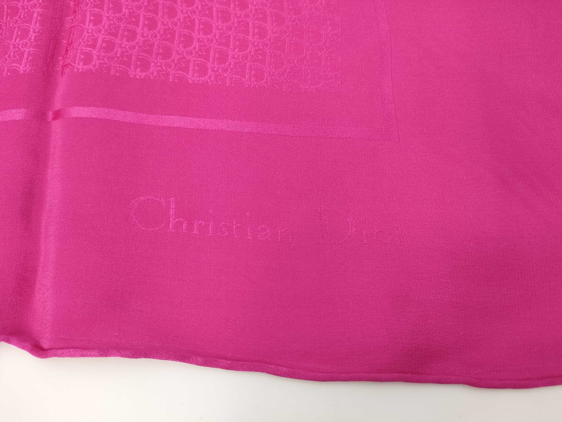 (10462_0340) Dior Trotter Pink Scarf