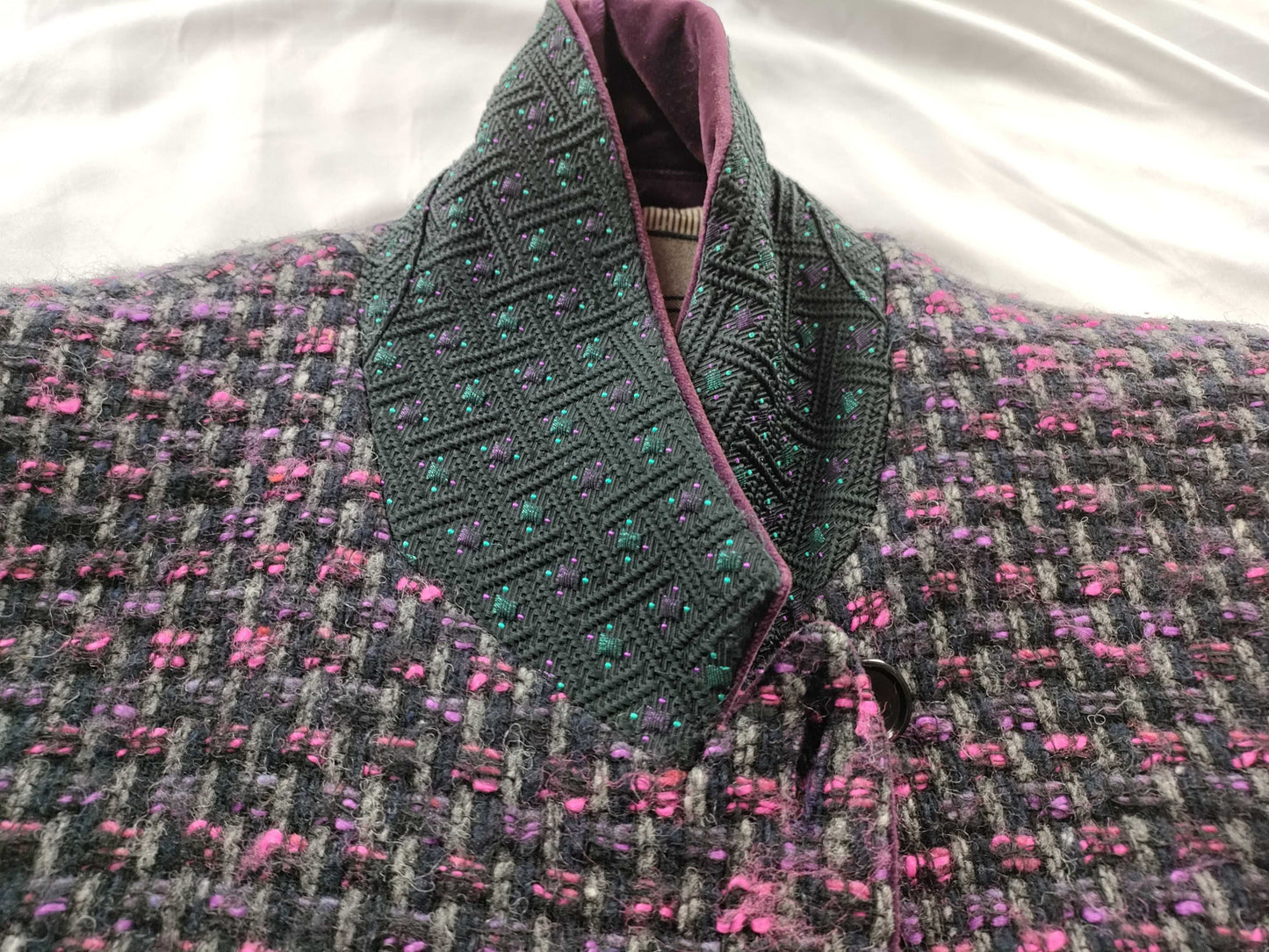 (10462_0277) ETRO ETRO Etro Tweed Chestercoat Coat