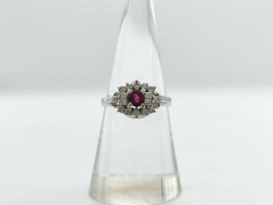 R0.22ct D0.22ct PT900 4.3g Ring 