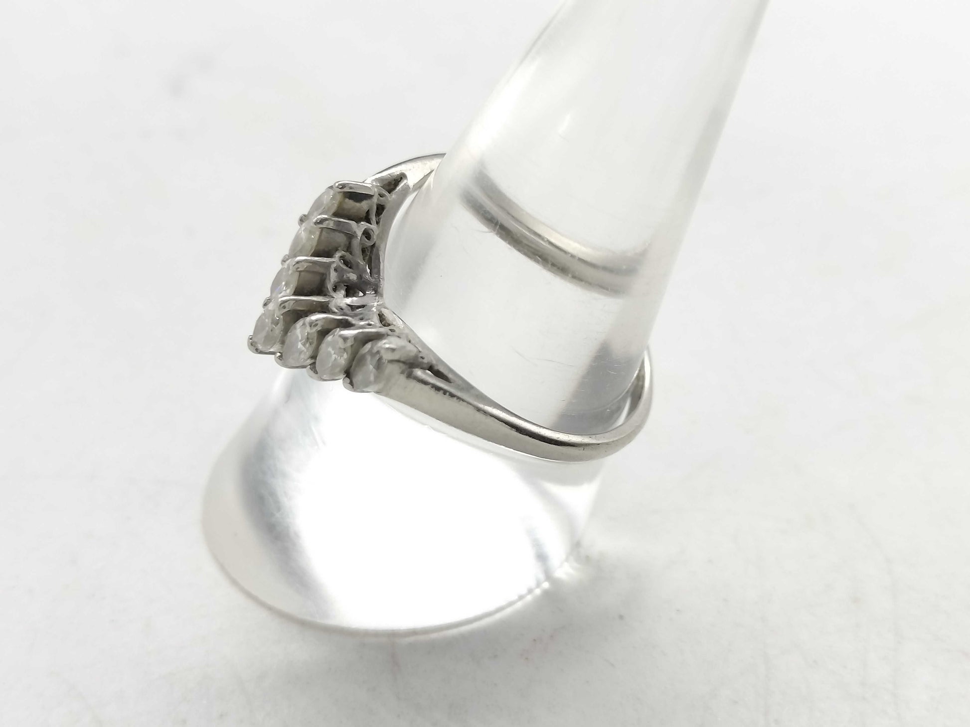 D0.63ct Pt900 3.9g Ring 