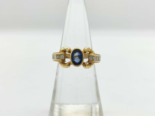S0.67ct D0.28ct K18 4.6g Ring 