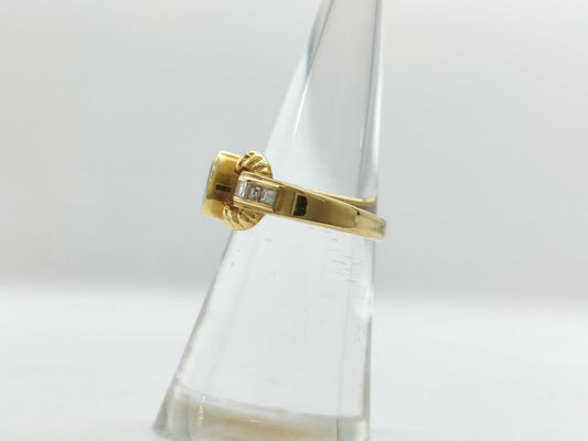 S0.67ct D0.28ct K18 4.6g Ring 