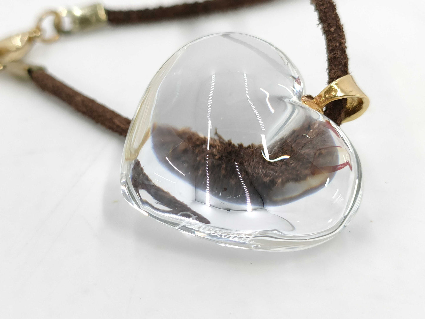 (10461_0264) Baccarat Baccarat Heart Necklace Necklace