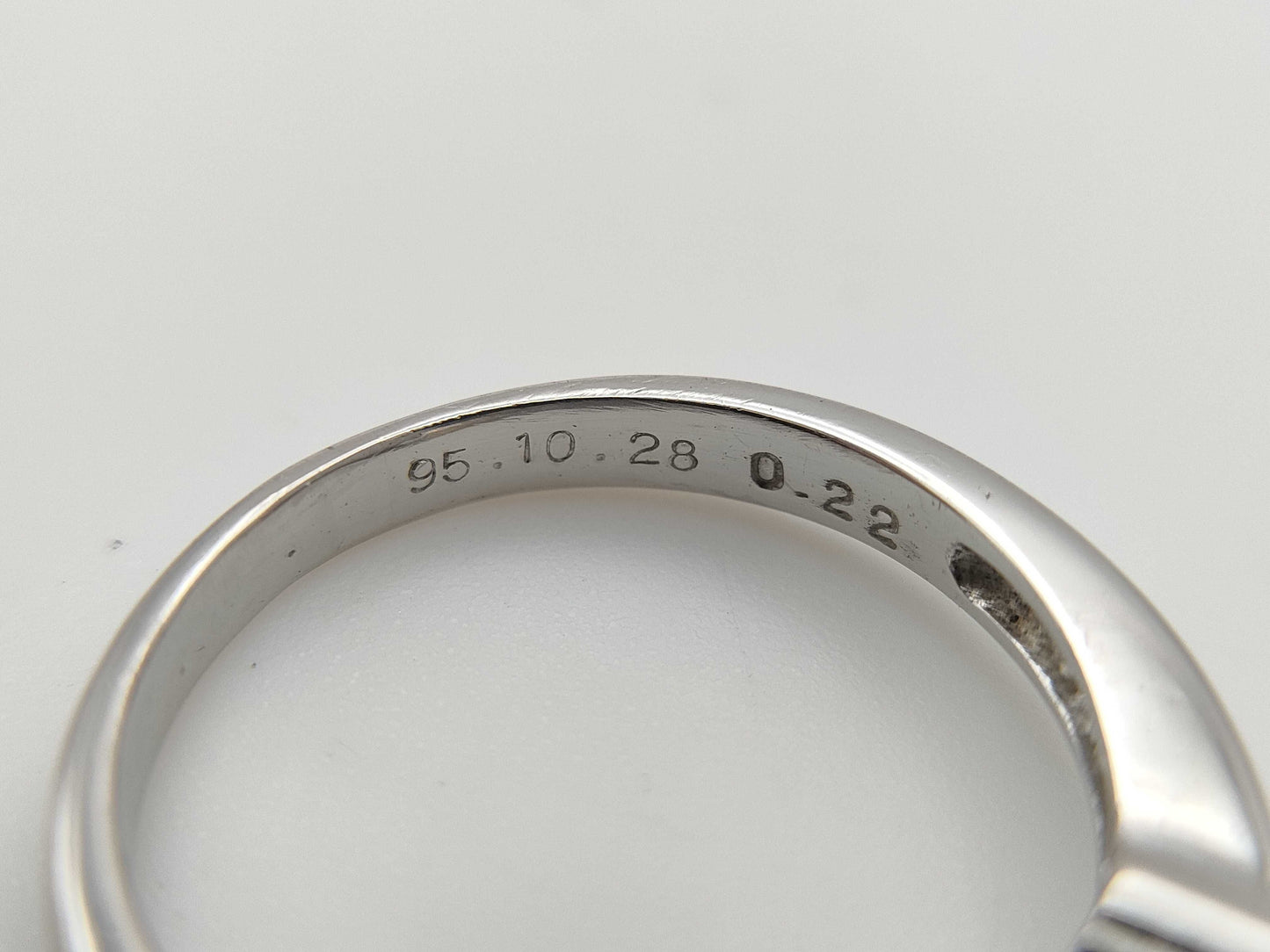 Pearl, diameter approximately 9.2mm, D0.22ct, Pt900, 5.7g, Ring 