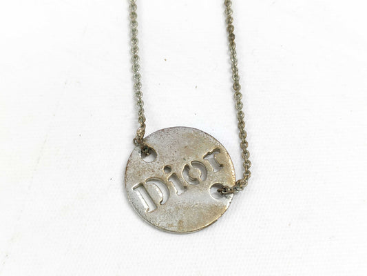(10461_0367) Dior Logo Necklace Necklace