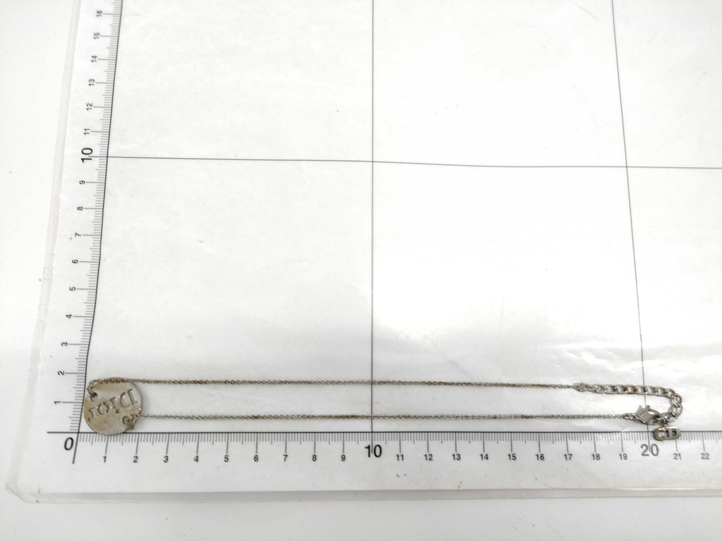 (10461_0367) Dior Logo Necklace Necklace