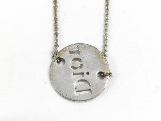 (10461_0367) Dior Logo Necklace Necklace