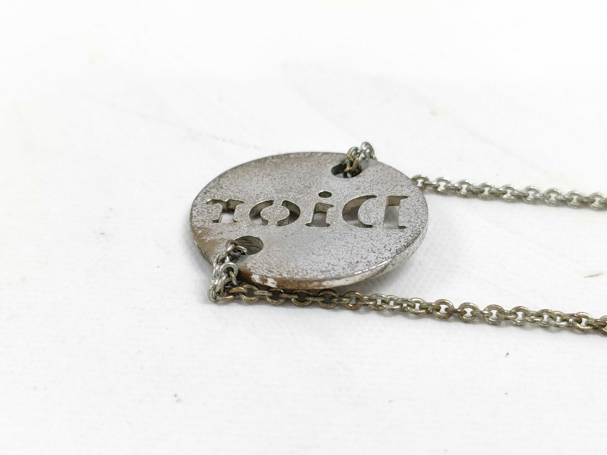 (10461_0367) Dior Logo Necklace Necklace