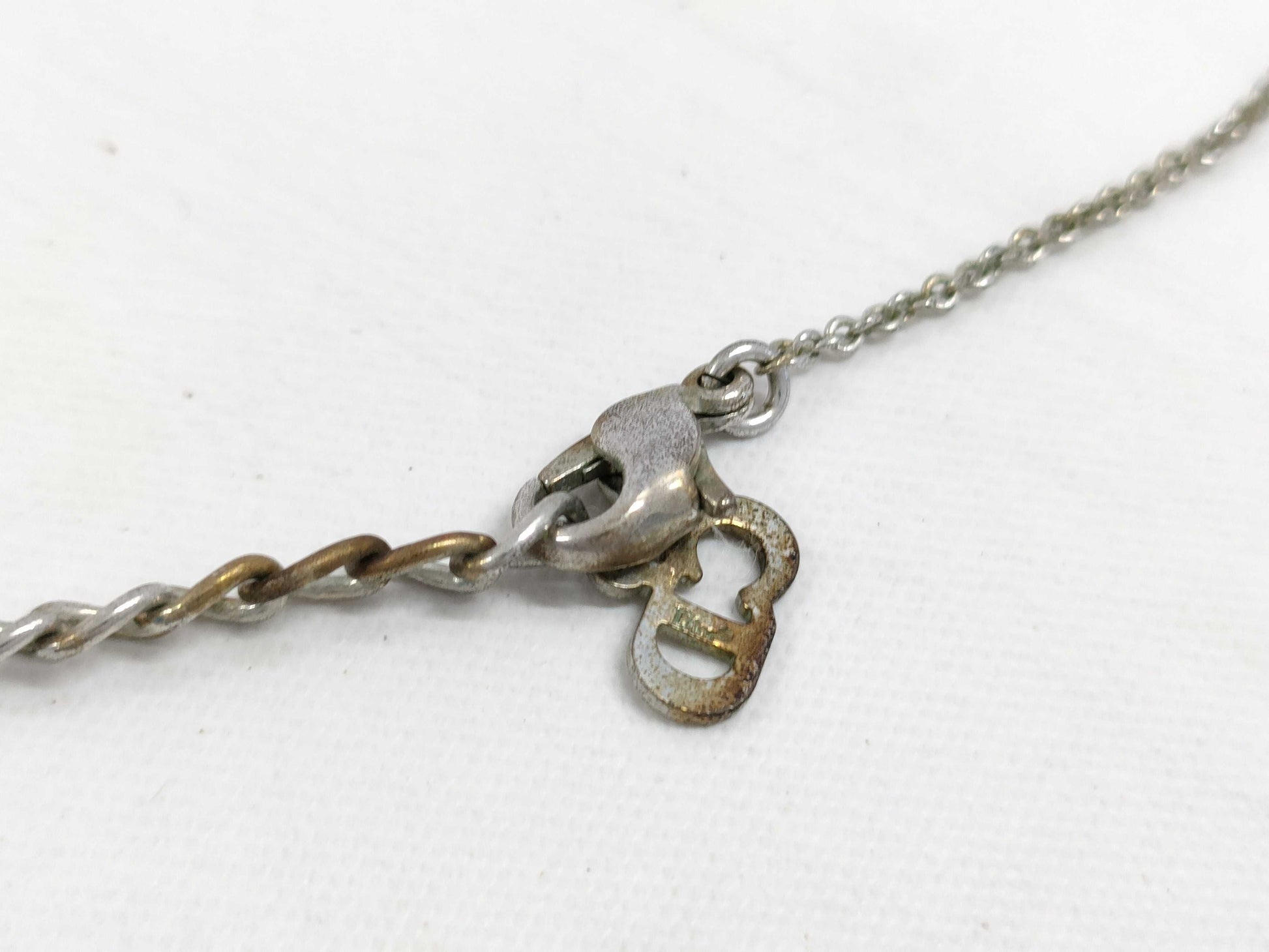(10461_0367) Dior Logo Necklace Necklace
