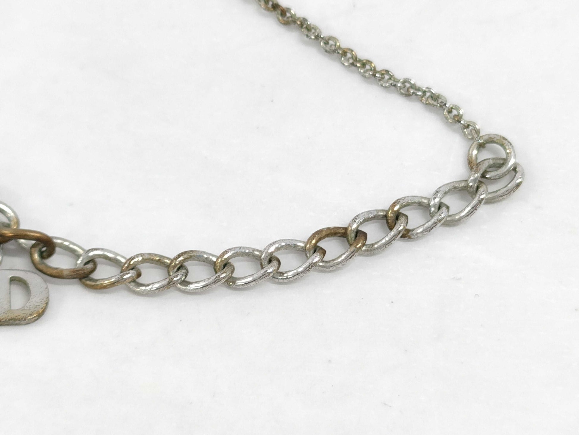(10461_0367) Dior Logo Necklace Necklace