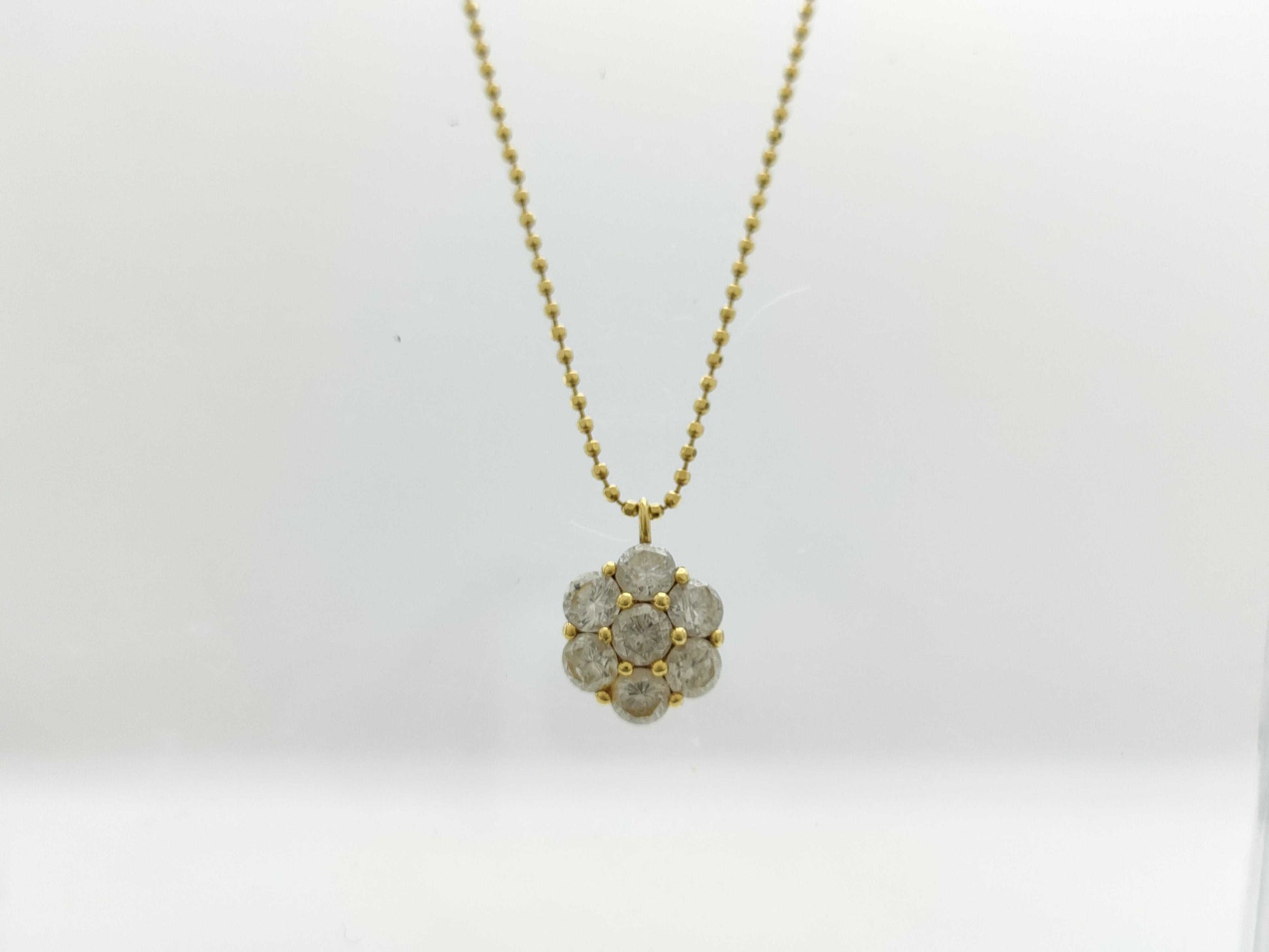 D1.03ct K18 2.6g Necklace 