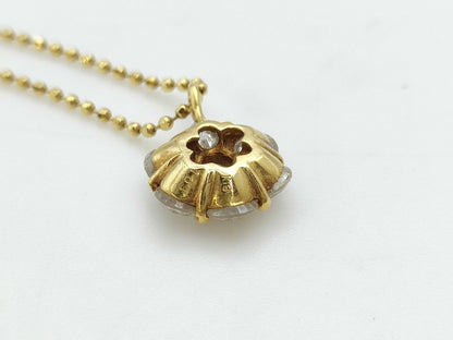 D1.03ct K18 2.6g Necklace 