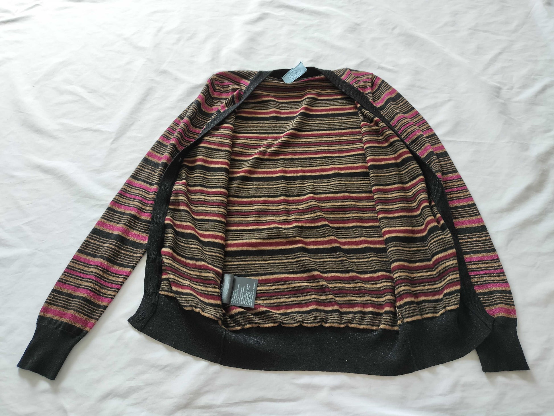 (10462_0249) PRADA Cardigan Tag Cardigan