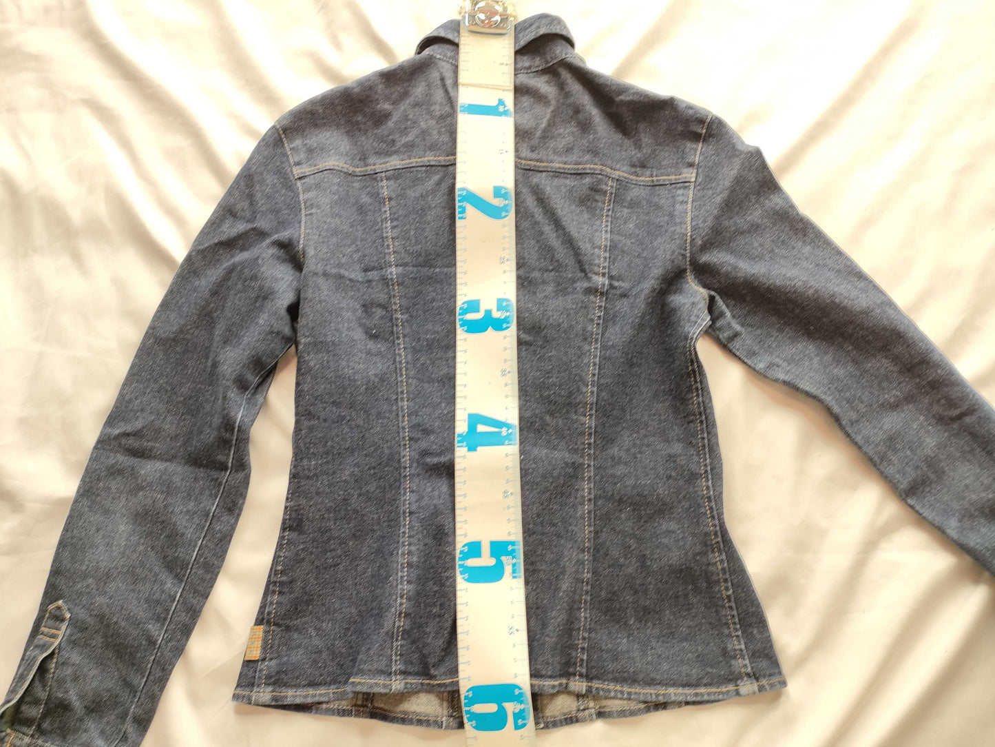 (10462_0206) BURBERRY Denim Jacket/Button Nova Check Jacket