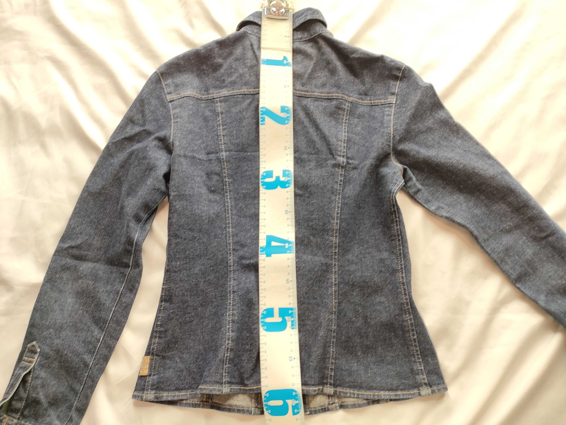 (10462_0206) BURBERRY Denim Jacket/Button Nova Check Jacket