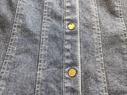 (10462_0206) BURBERRY Denim Jacket/Button Nova Check Jacket