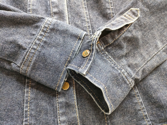 (10462_0206) BURBERRY Denim Jacket/Button Nova Check Jacket