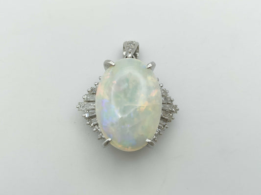 OP11.00ct D0.03/1.13ct PT900 11.5g Pendant Top 
