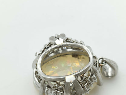OP11.00ct D0.03/1.13ct PT900 11.5g Pendant Top 