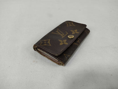 LOUIS VUITTON Monogram Monogram/Damier Azur Key Case Key Case/Key Holder