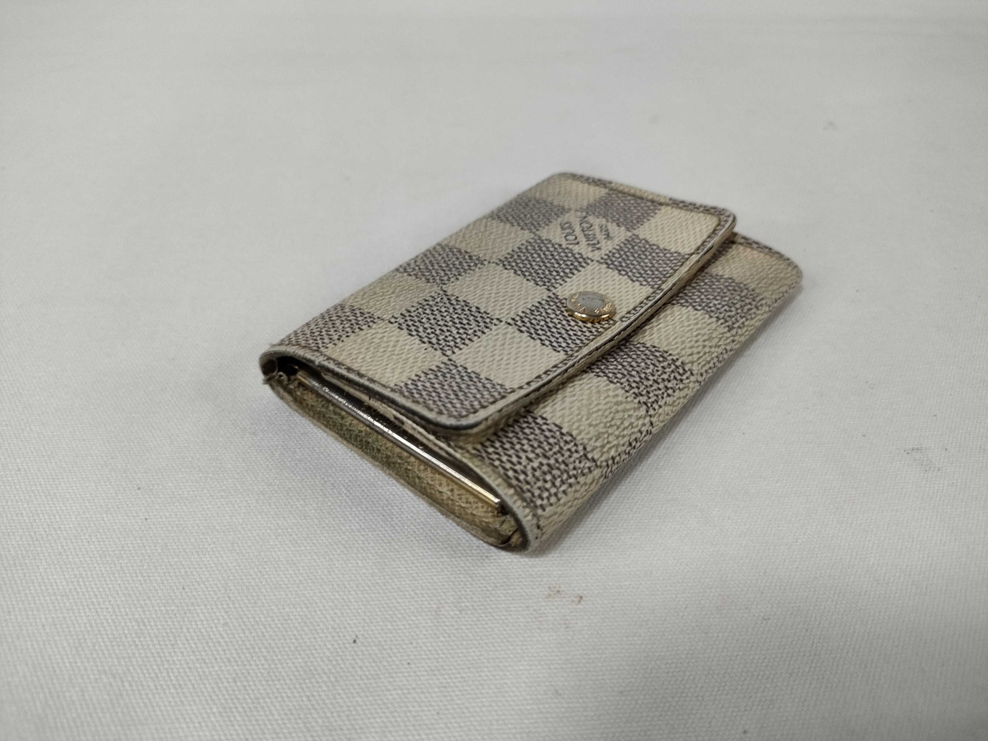 LOUIS VUITTON Monogram Monogram/Damier Azur Key Case Key Case/Key Holder