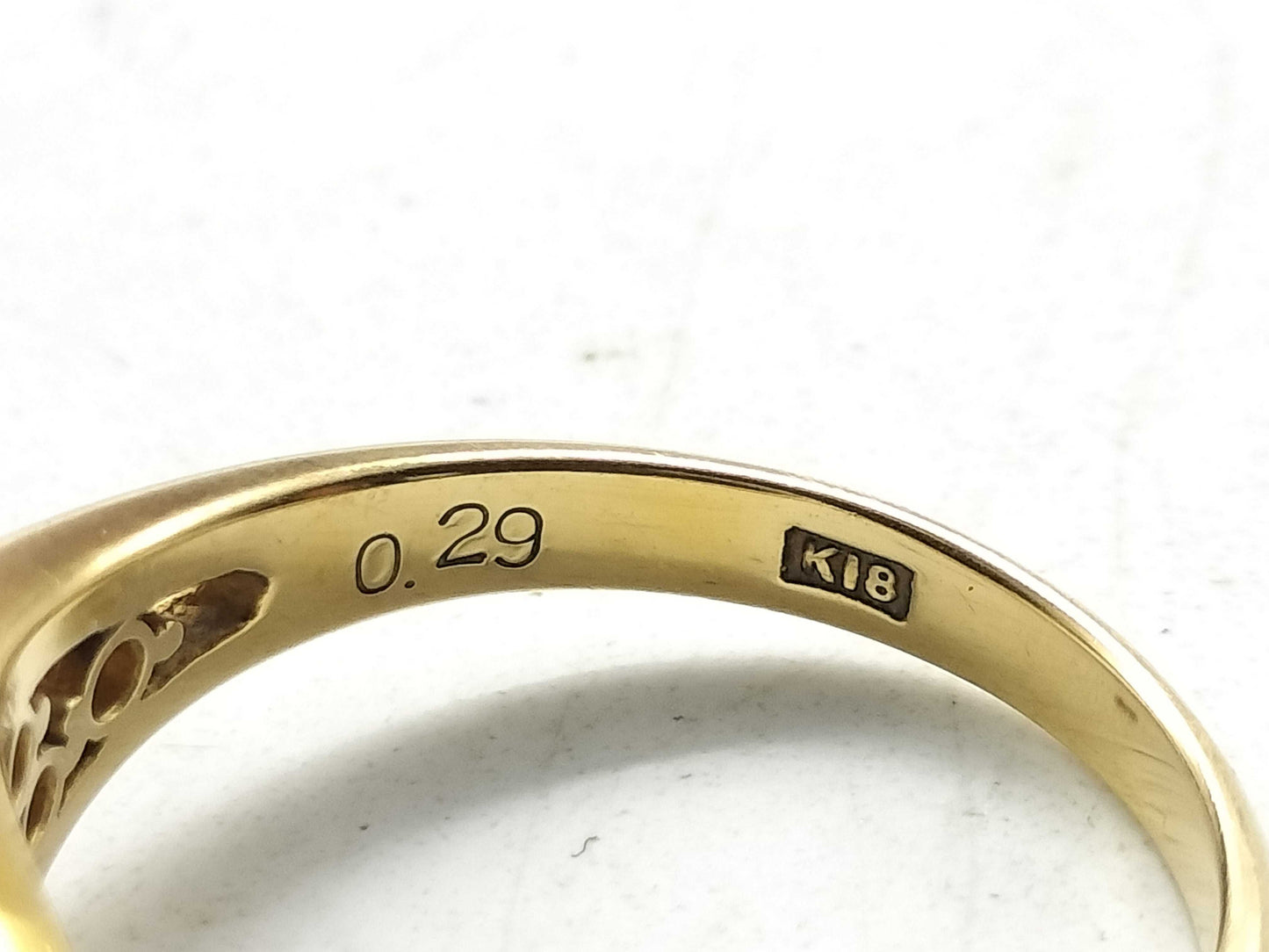 D0.29ct K18 4.0g Ring 