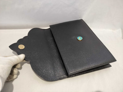 Yves Saint Laurent Clutch Bag/Leather Second Bag