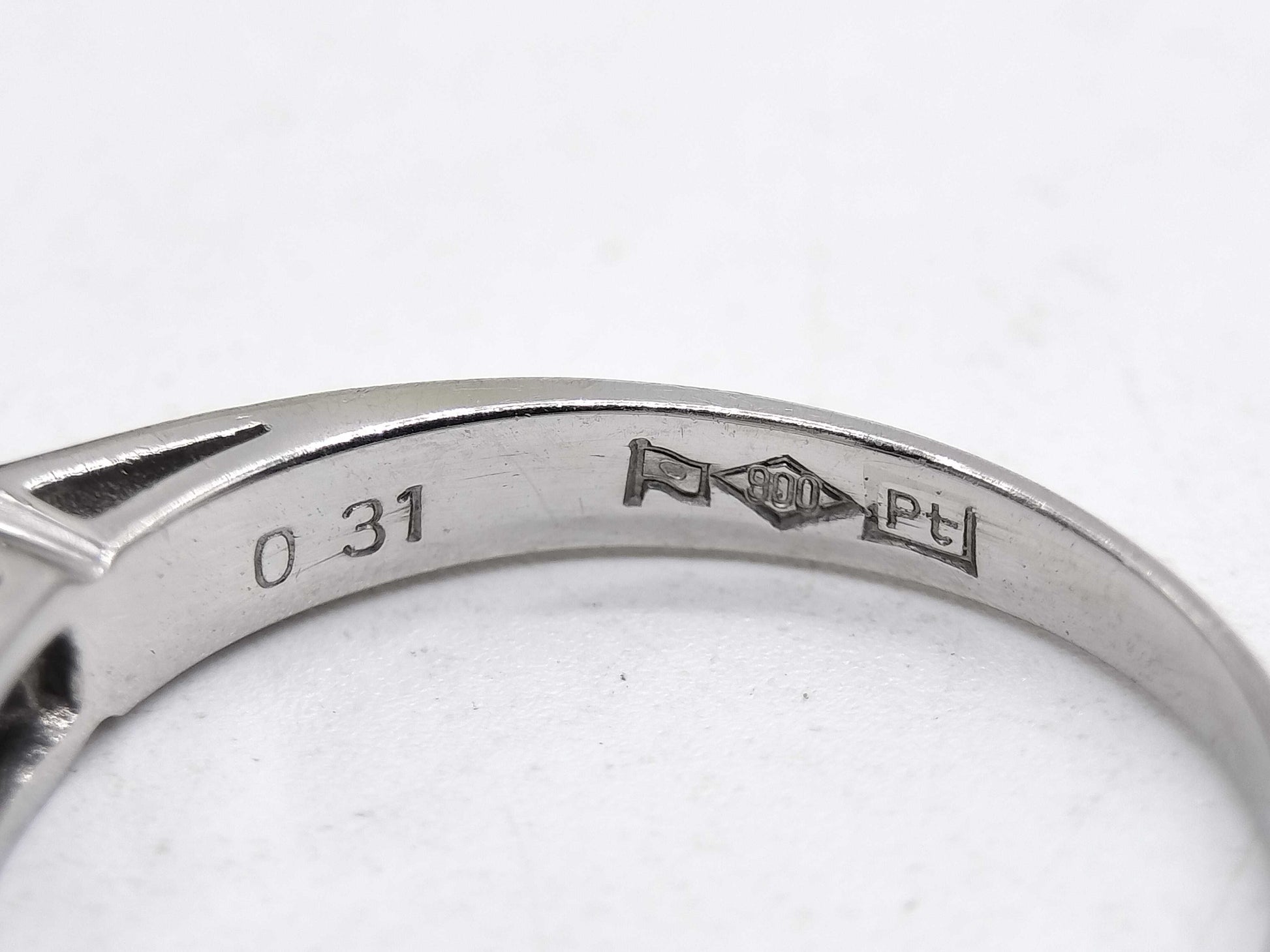 D0.31ct PT900 4.3g Ring 