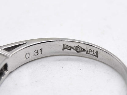 D0.31ct PT900 4.3g Ring 