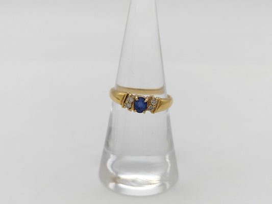 SEIKO S0.34ct D0.11ct K18 2.6g Ring 